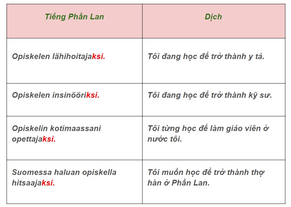 dong tu tieng Phan Lan